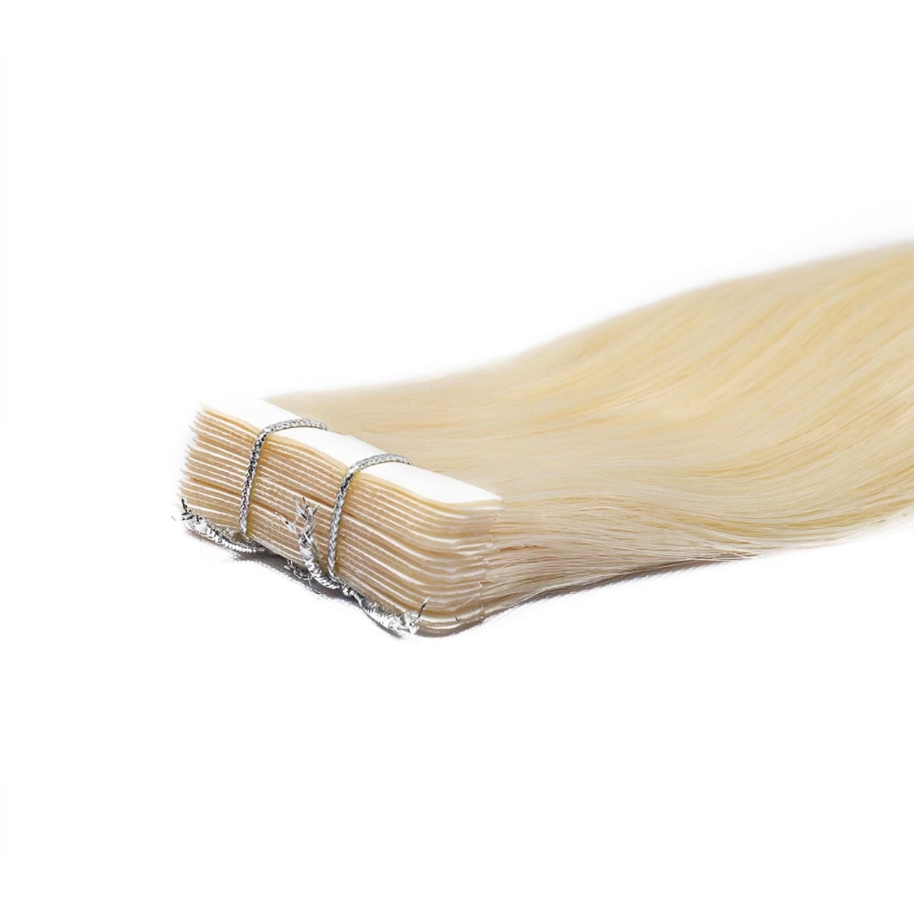 Blonde Straight Hair Tape In Hair Extensions