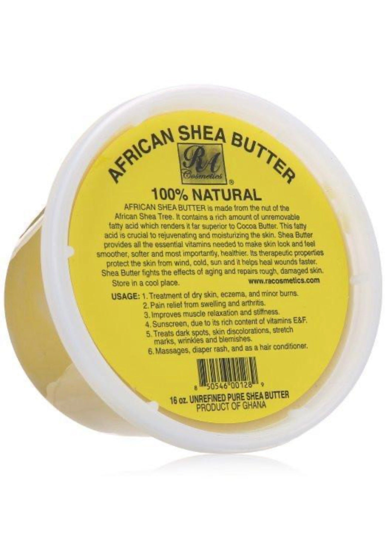 AFRICAN SHEA BUTTER CREAM (100% PURE & RAW, GOLD)