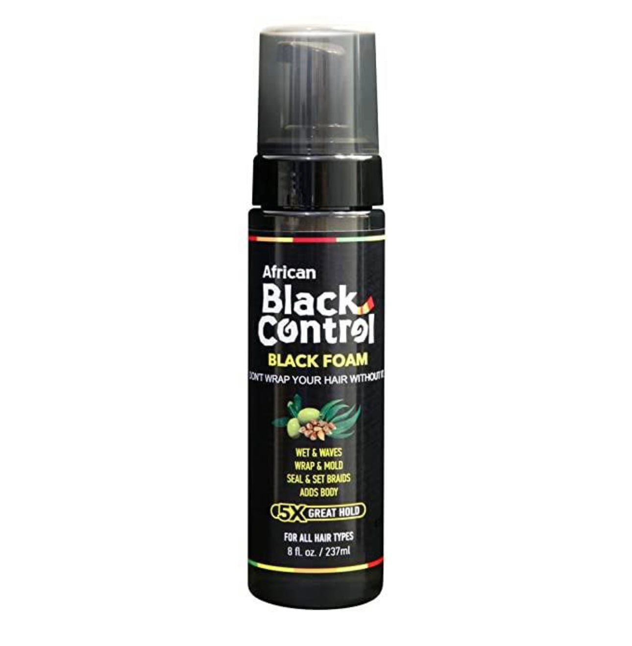 Hairobics
BUTIANGELES AFRICAN BLACK CONTROL BLACK FOAM 8OZ (PC)