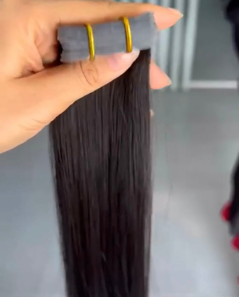 Brazilian straight hair TAPE IN’S