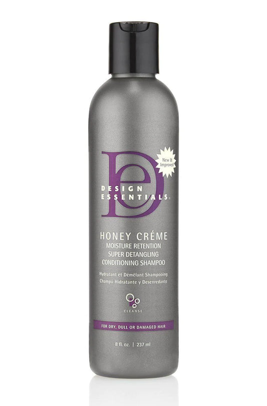 DESIGN ESSENTIALS HONEY CREME MOISTURE RETENTION SHAMPOO 8OZ