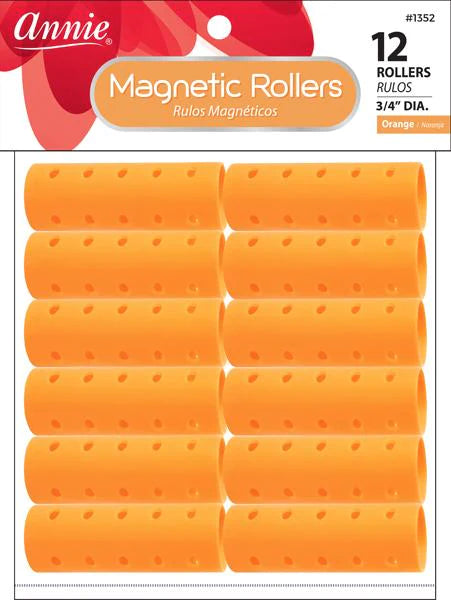 ANNIE ROULEAUX MAGNÉTIQUES 3/4" 12PC ORANGE 