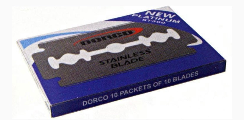 DORCO DOUBLE EDGE RAZOR BLADES 10PC