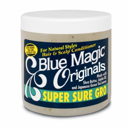 Blue Magic SUPER SURE GRO For natural styles hair & scalp conditioner